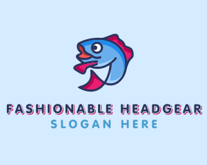 Ocean Sardine Fish logo design