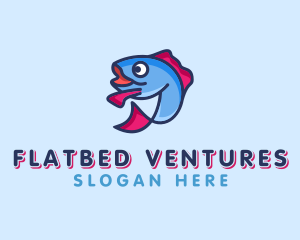 Ocean Sardine Fish logo design