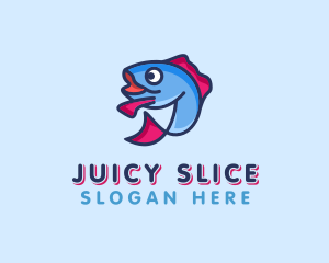 Ocean Sardine Fish logo design