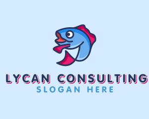 Ocean Sardine Fish logo design