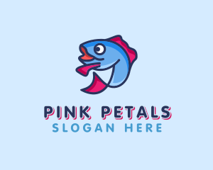 Ocean Sardine Fish logo design