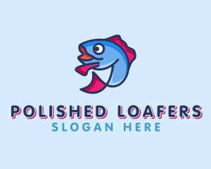 Ocean Sardine Fish logo design