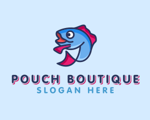 Ocean Sardine Fish logo design