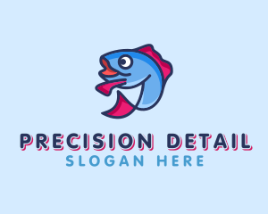 Ocean Sardine Fish logo design