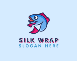 Ocean Sardine Fish logo design