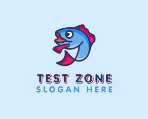 Ocean Sardine Fish logo design