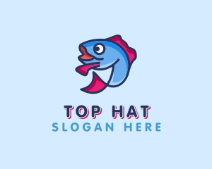 Ocean Sardine Fish logo design