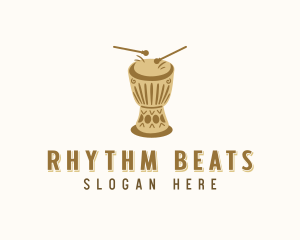 Djembe Drum Percussion logo