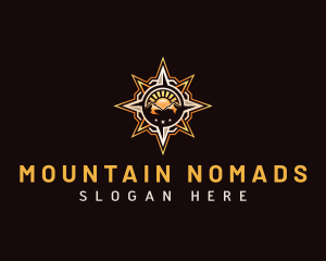 Compass Sun Mountain logo design