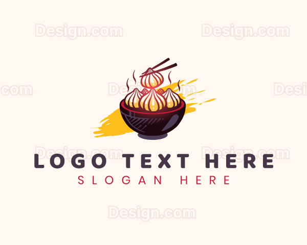 Dimsum Asian Food Logo