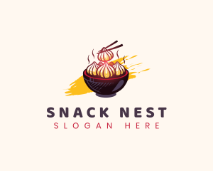 Dimsum Asian Food logo design