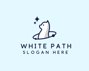 Astral White Cat  logo