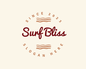 Surfer Clothing Business logo