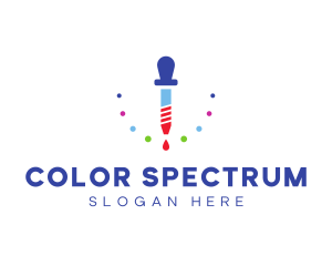 Colorful Liquid Dropper logo design