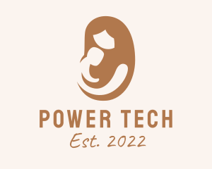 Brown Parenting Breastfeeding  logo