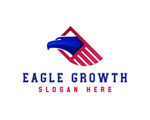 American Eagle Flag logo design