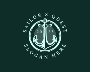 Maritime Sailor Anchor logo design