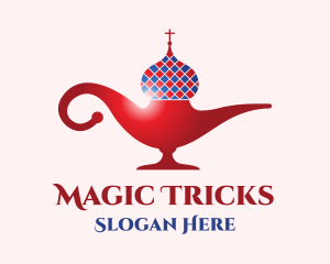 Russian Magic Lamp logo design