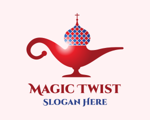 Russian Magic Lamp logo design