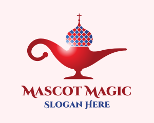 Russian Magic Lamp logo design