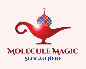 Russian Magic Lamp logo design