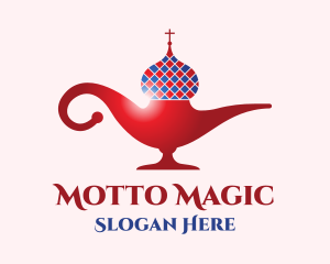 Russian Magic Lamp logo design