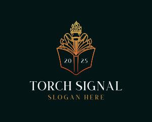 Book Torch Literature logo
