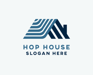 Abstract House Roof logo design