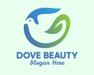 Dove Nature Leaf logo design