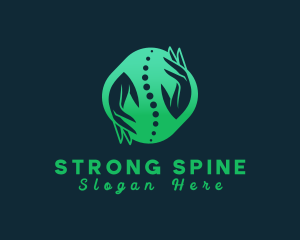 Spinal Chiropractic Hand logo design