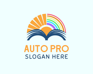 Sunrise Book Rainbow logo