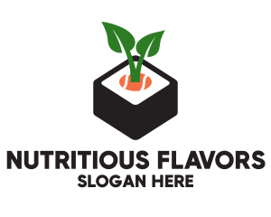Sushi Leaf Plant logo