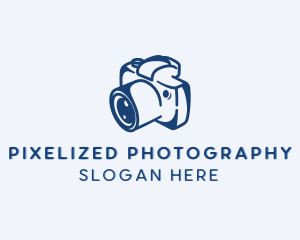 Camera Photographer DSLR logo design