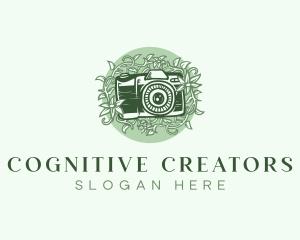 Floral Camera Studio logo design