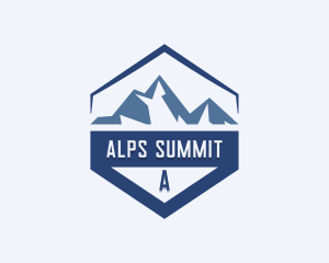 Mountaineer Hiking Summit logo design