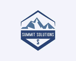 Mountaineer Hiking Summit logo design