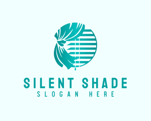 Window Curtain Blinds logo design