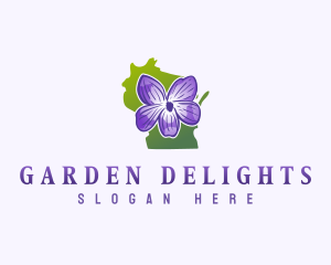 Wisconsin Flower Herb logo design