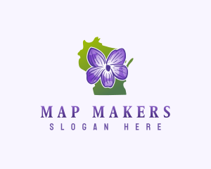 Wisconsin Flower Herb logo design