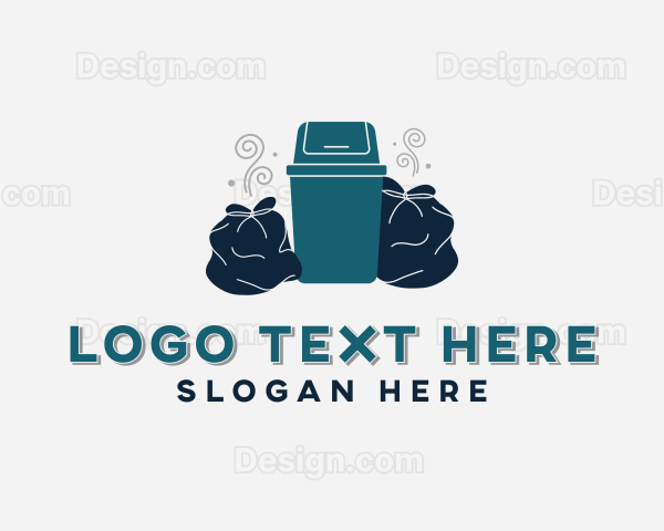 Garbage Trash Bin Logo