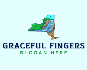 New York Finger Lakes logo design