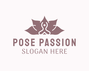 Feminine Yoga Lotus Spa  logo design