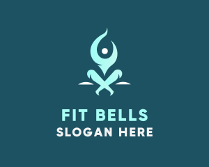 Wellness Fitness Yoga logo design