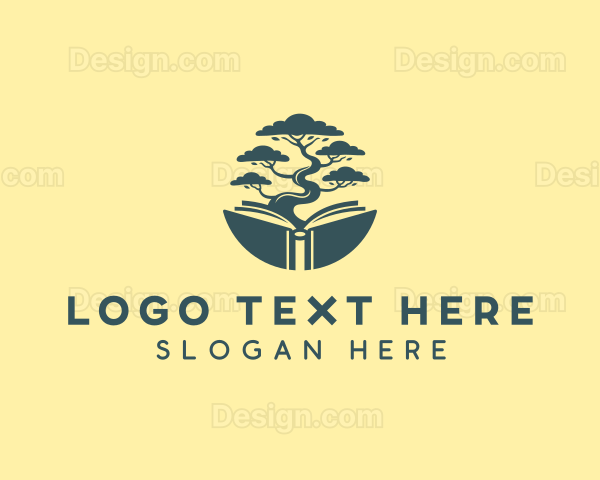 Tree Educational Book Logo