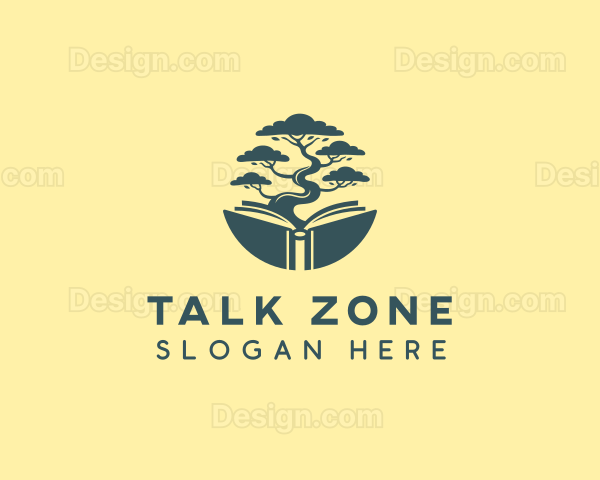 Tree Educational Book Logo