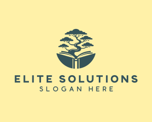 Tree Educational Book Logo