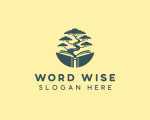 Tree Educational Book logo design