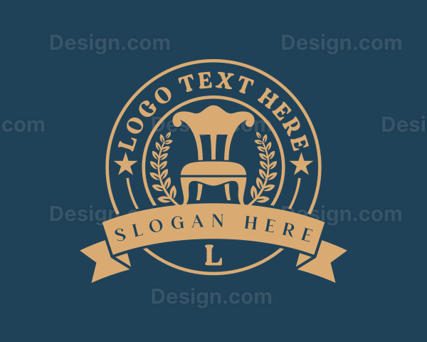 Chair Furniture Upholstery Logo