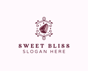 Sacher Torte Pastry Cake logo design