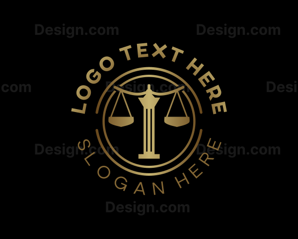 Justice Scale Law Logo